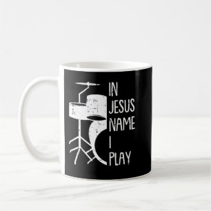 Mug Dans Jésus Christ Cool I Play Drum Christian