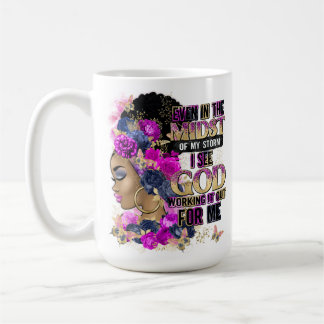 Mug Dans La Mer Reine Black Melanin Femme Peau Brown