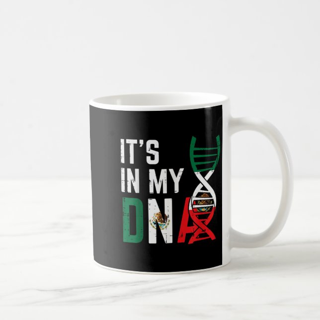 Mug dans l'ADN Drapeau Mexicain Fier Mexique Fierté Ho (Droite)