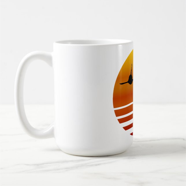 Mug Dans le coucher du soleil - Le Blackbird (Gauche)