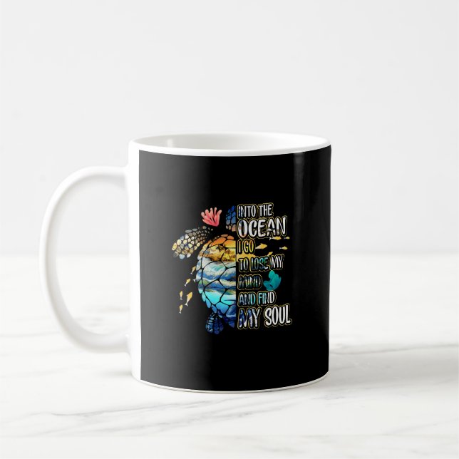 Mug Dans L'Océan Je Vais Perdre Mon Esprit Et Trouver  (Gauche)