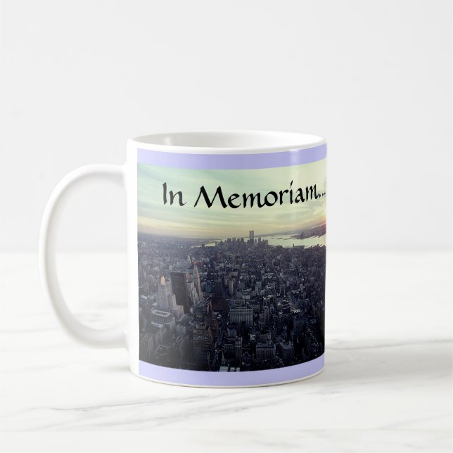 Mug Dans Memoriam dans la mémoire des Tours jumelles (Gauche)