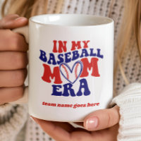 DANS MON BASEBALL MOM ERA RETRO NOM VINTAGE DE L'É