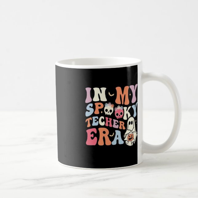 Mug Dans Mon Enseignant Éffrayant Era Retro Halloween (Droite)