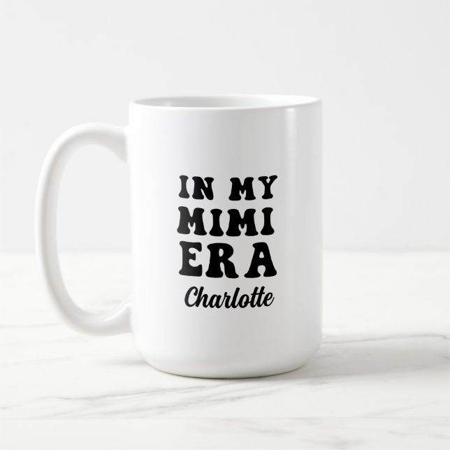 Mug Dans mon époque mimi grand-mère gigi Fête des mère (Gauche)