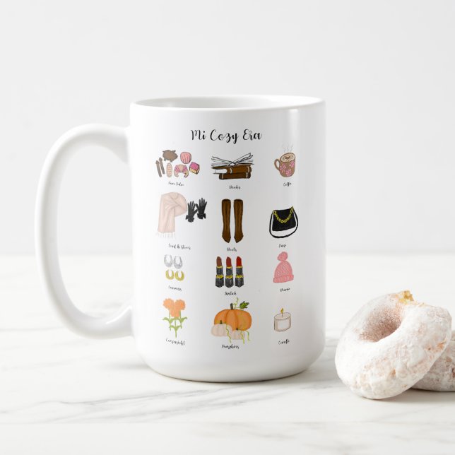 Mug Dans mon ère cosy  (Avec donut)
