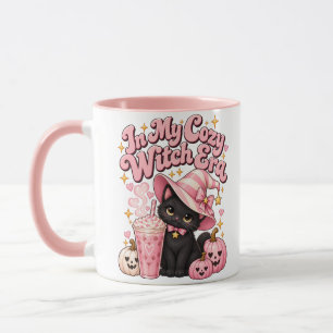Mug Dans Mon Ère de Sorcière Cosy Rose Halloween
