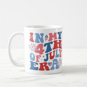 Mug Dans mon ère du 4 juillet Indépendance Quatre Juil