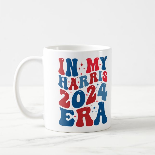 Mug Dans Mon Harris 2024 Ère Groovy Kamala Harris État (Gauche)
