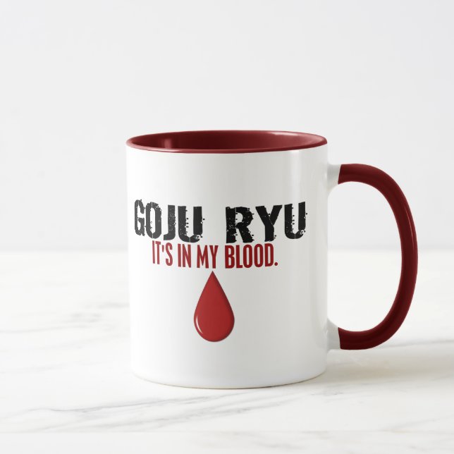 Mug Dans mon sang GOJU RYU (Droite)