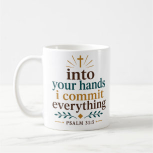 Mug Dans tes mains, je remets tout Écriture