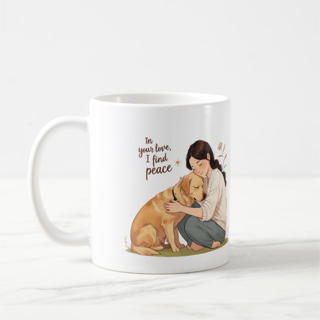 Mug Dans ton amour, je trouve la paix (Gauche)