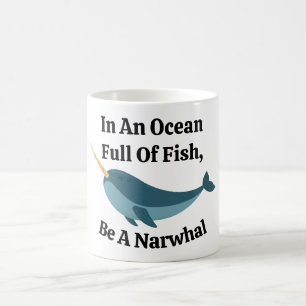 Mug Dans Un Océan Plein De Poissons Sois Une Licorne D