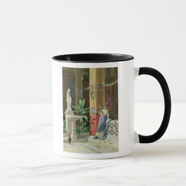Mug Dans une cour à Pompeii, 1878 (Droite)