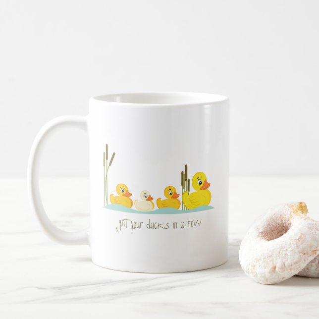Mug Dans une ligne (Avec donut)