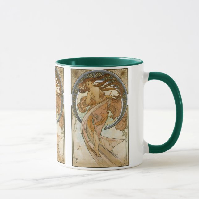 Mug Danse (1898), Alphonse Mucha Art nouveau (Droite)