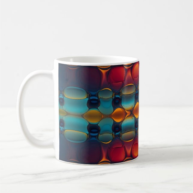 Mug Danse Abstraite d'huile et d'eau (Gauche)