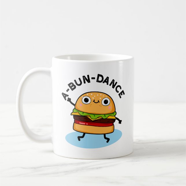 Mug Danse amusante Danseuse Danseuse Burger Pun (Gauche)