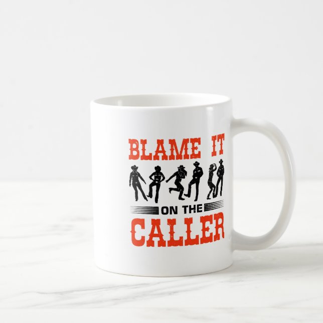 Mug Danse Carré Occidentale Design Pour Une Danse Carr (Droite)