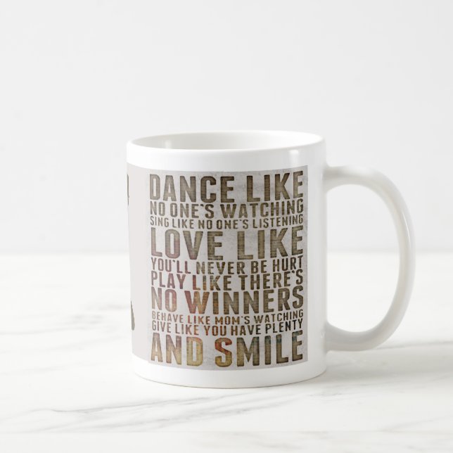 Mug Danse Comme personne ne regarde (Droite)