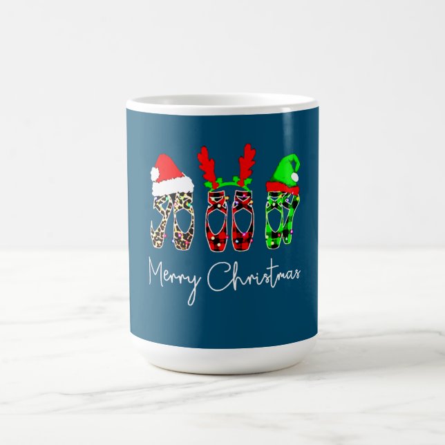 Mug Danse de ballet Ballerina Joyeux Noël Noël Point (Centre)