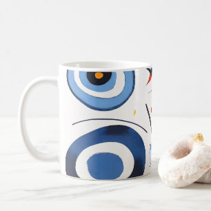 Mug Danse de cote circulaire Abstraite
