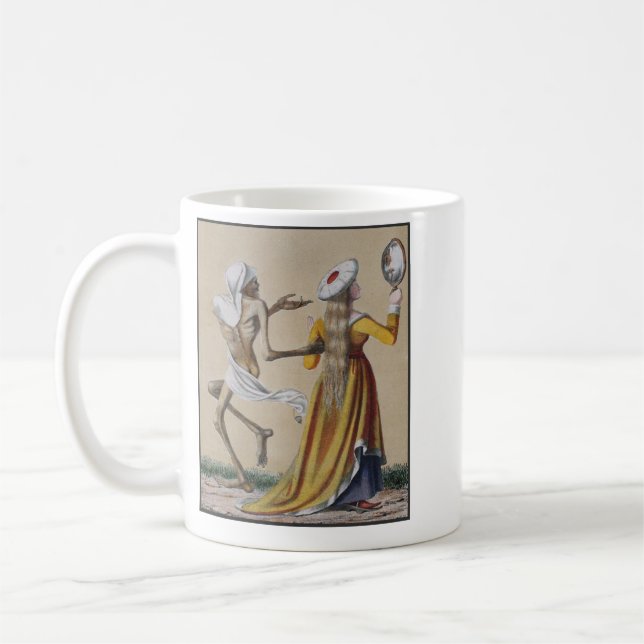 Mug Danse de la mort à Bâle | la femme noble (Gauche)