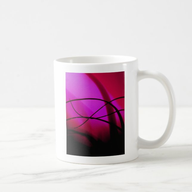 Mug Danse d'herbe magenta (Droite)