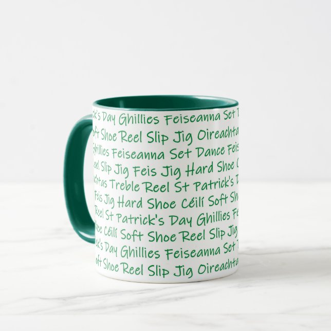 Mug Danse d'Irlandais (Devant gauche)