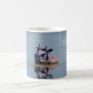 Mug Danse d'oiseaux sur le lac