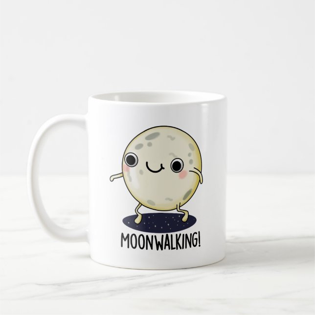 Mug Danse drôle de marche lunaire Jeu de mots  (Gauche)