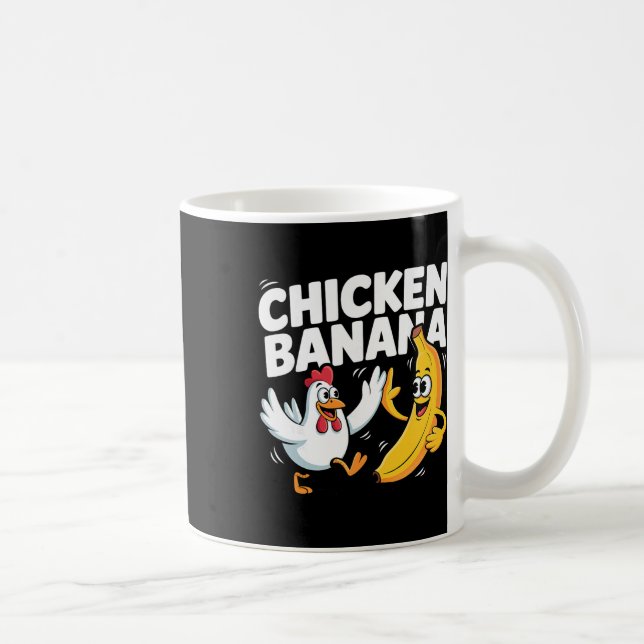 Mug Danse drôle de poulet Nana  (Droite)