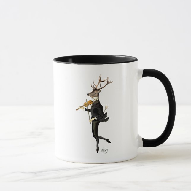 Mug Danse du cerf avec violon (Droite)