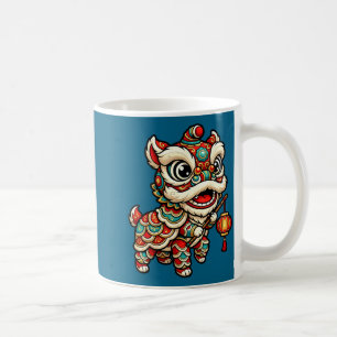 Mug Danse du Lion de l'Année Chinoise Cheval de Feu