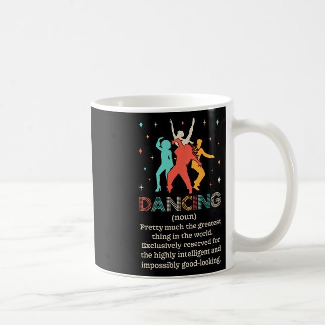Mug Danse Noun Définition Drôle Danseuse Danse Dictée (Droite)