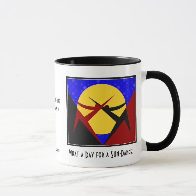 Mug Danse Solaire (Mug en céramique personnalisée) (Droite)