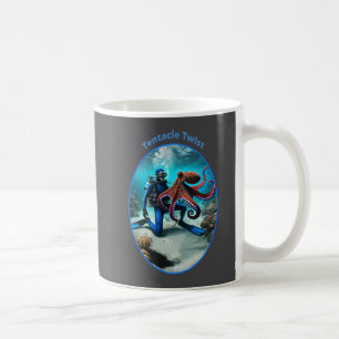 Mug Danse vintage de plongeur de la SCUBA avec une gro