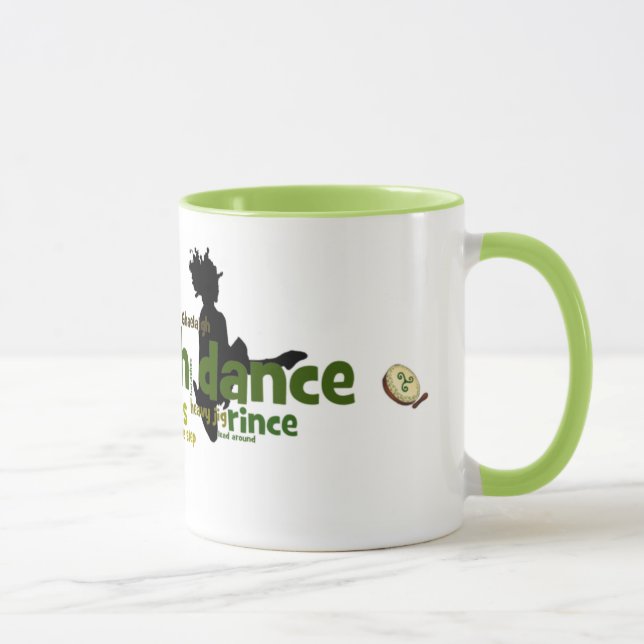 Mug Danse Wordle d'Irlandais (Droite)