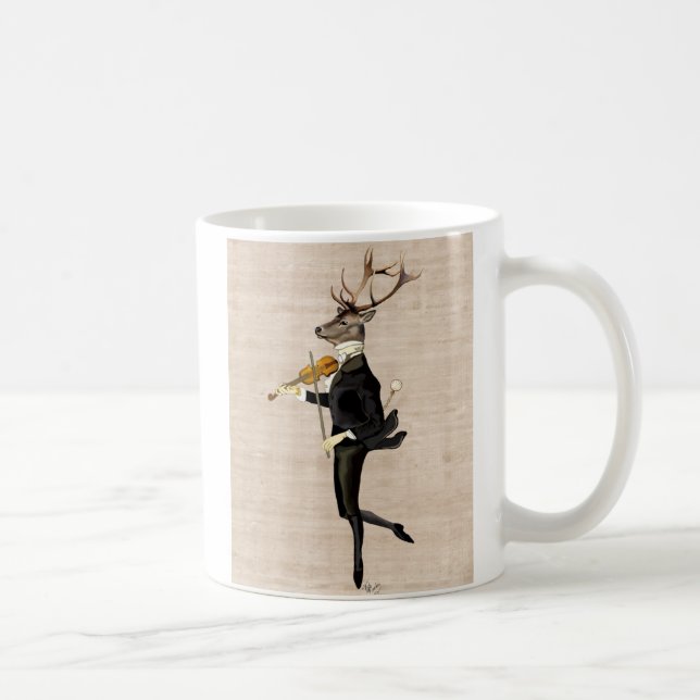 Mug Danser Cerf avec Violon 2 (Droite)