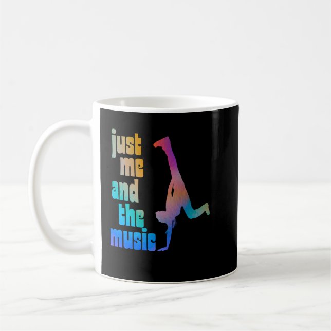 Mug Danser Considérant Don Pour Les Garçons - Just Me  (Gauche)