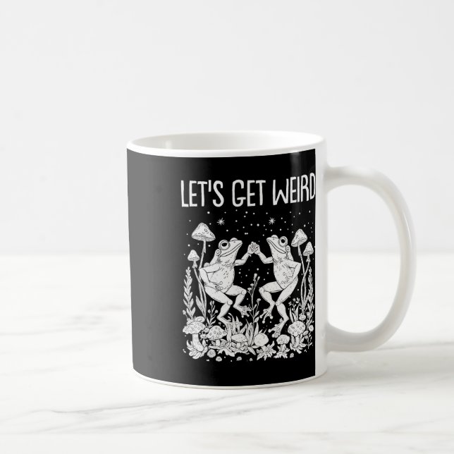 Mug Danser des grenouilles Champignons Obtenons un drô (Droite)