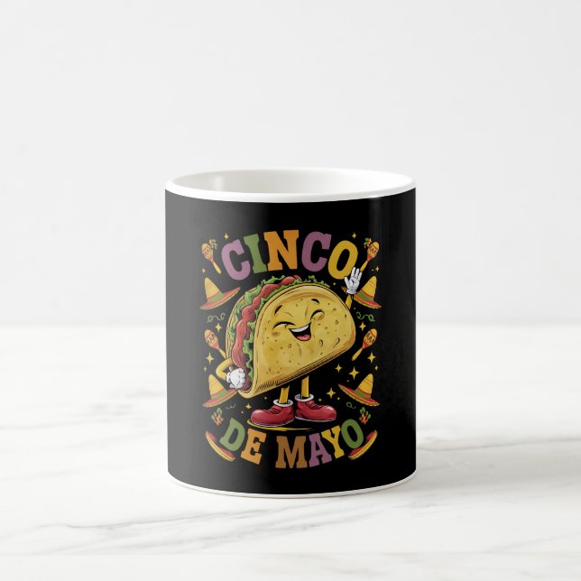 Mug Danser Taco Drôle Cinco De Mayo Fête (Centre)