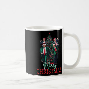 Mug Danser Trump Père Noël Joyeux Noël à la maison de