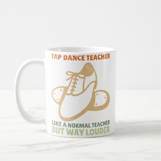 Mug Danseur à claquettes Professeur de danse Appréciat (Gauche)