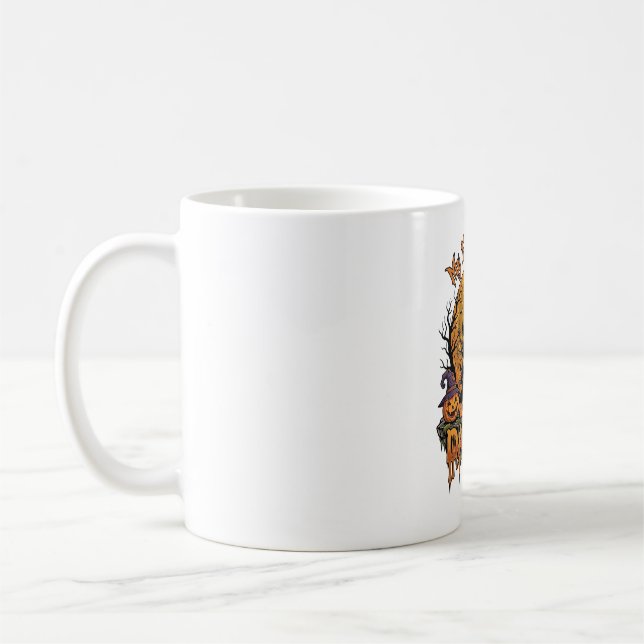 Mug Danseur de balai cassé Halloween Maison hantée Cit (Gauche)