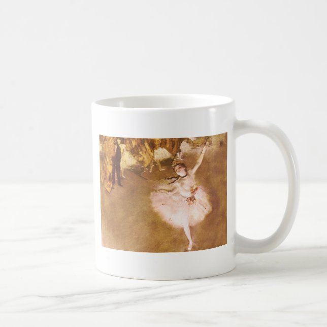 Mug Danseur de ballet Diplôme de la peinture étoile (Droite)