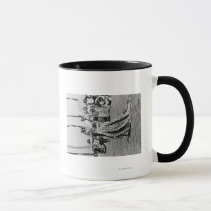 Mug Danseur de danse polynésienne de Holoku avec la
