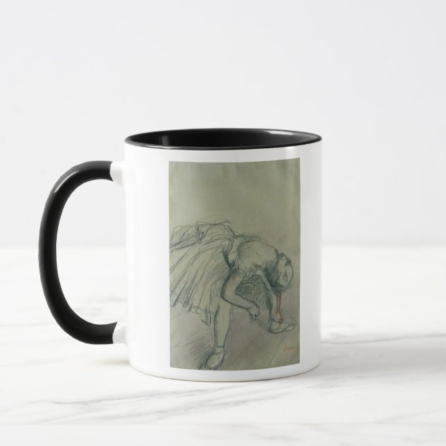 Mug Danseur d'Edgar Degas | fixant sa pantoufle, (Gauche)