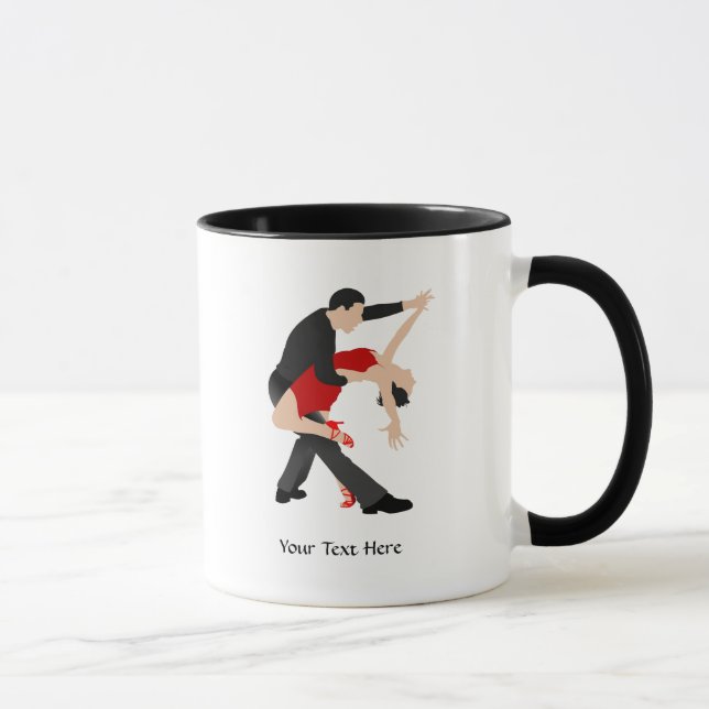 Mug Danseurs de tango (customisés) (Droite)
