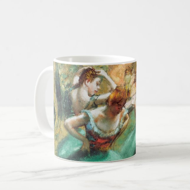Mug Danseurs roses et verts par Edgar Degas (Devant gauche)